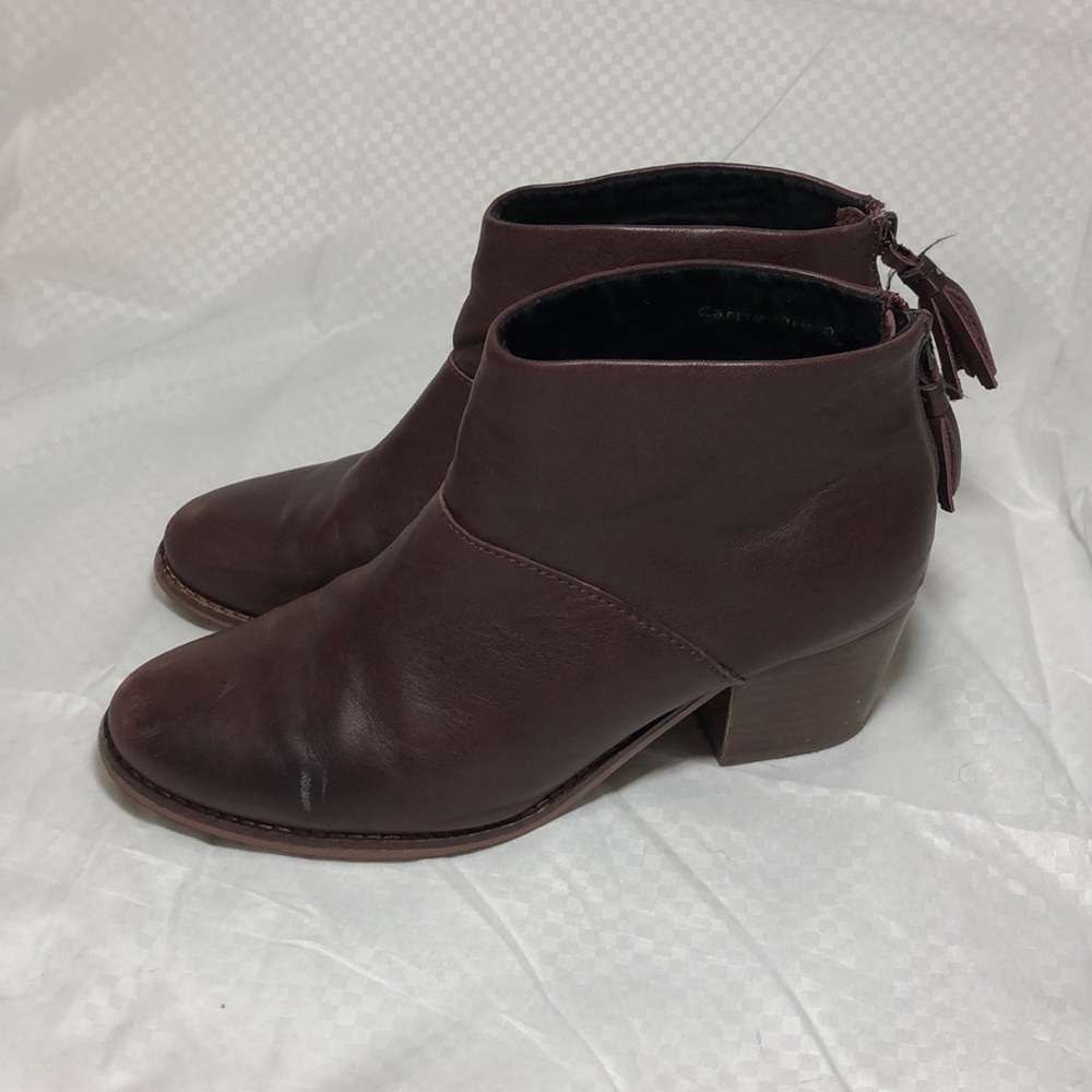 Toms Carpe Diem Wine/ Maroon 2” Ankle Booties
